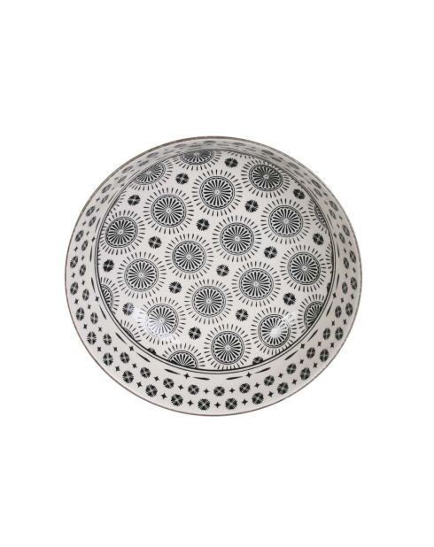 Saladier Mirage blanc/noir/blanc/taupe - 1.8 L
