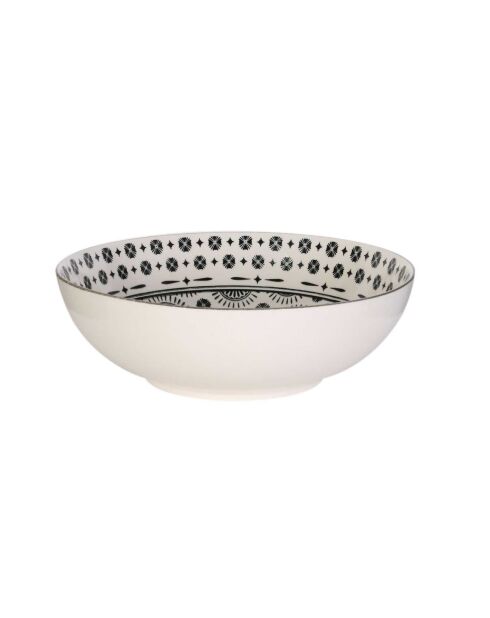 Saladier Mirage blanc/noir/blanc/taupe - 1.8 L