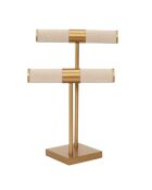 Porte-bijoux double beige - 21x29.5x14 cm