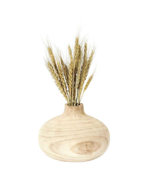 Vase ruche Bancoulier natural - 20.7x14.5x20.7 cm