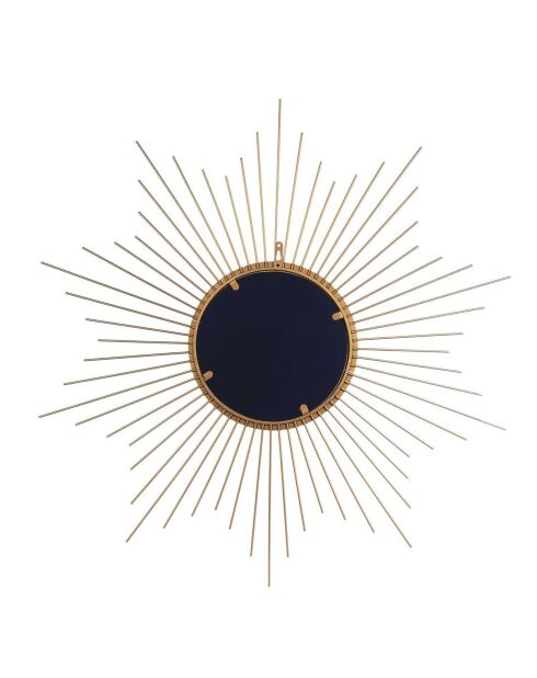 Miroir soleil doré - D.66 cm