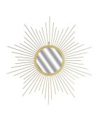 Miroir soleil doré - D.66 cm