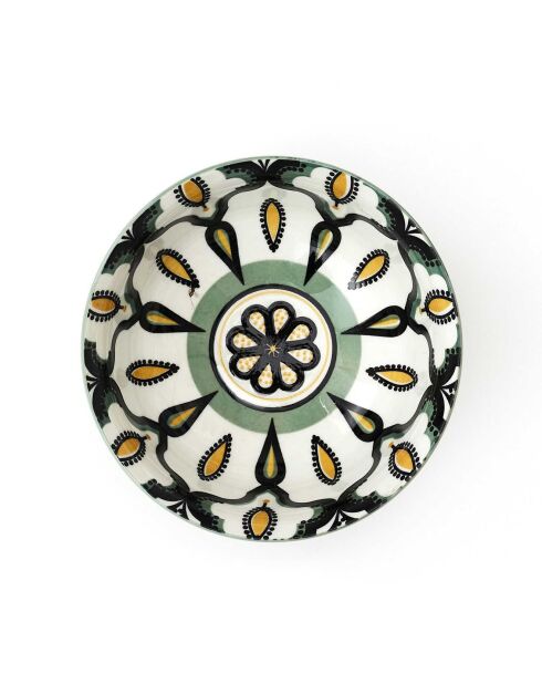 6 Coupelles mandala vertes - 11.6x5.7x11.6 cm
