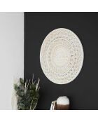 Décoration murale ronde dorée - D.60 cm
