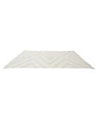 Tapis ethnique Tufte blanc - 120x170 cm