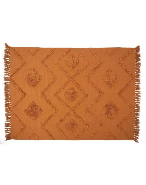 Tapis ethnique Tufte orange - 120x170 cm