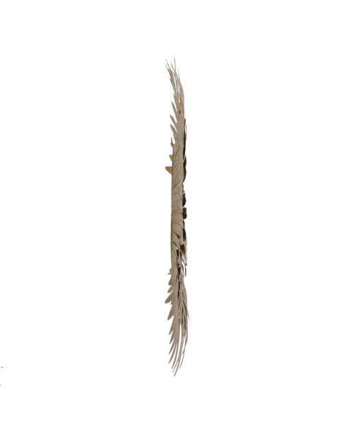 Miroir plumes doré - D.55 cm
