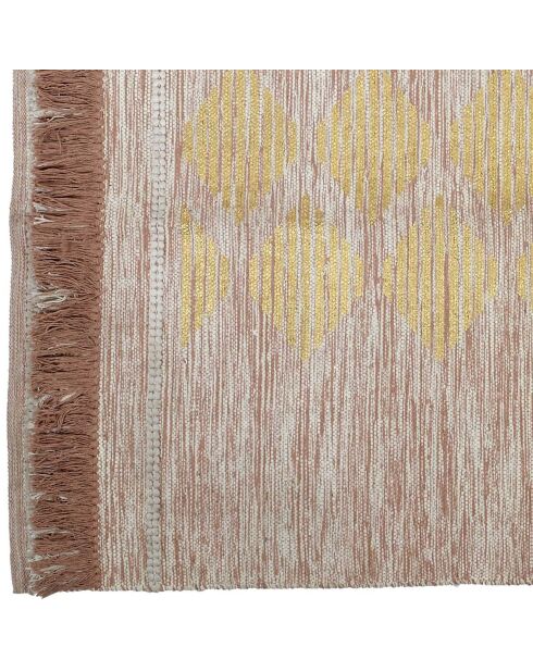 Tapis nude imprimé marron - 120x170 cm