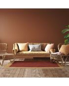 Tapis rond en Jute & Coton beige - 120x170 cm