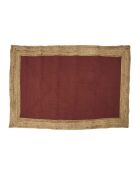 Tapis rond en Jute & Coton beige - 120x170 cm
