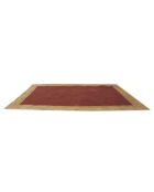 Tapis rond en Jute & Coton beige - 120x170 cm