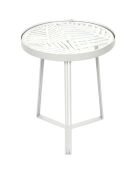 2 Tables gigognes Wild blanches - 40x50x32 cm
