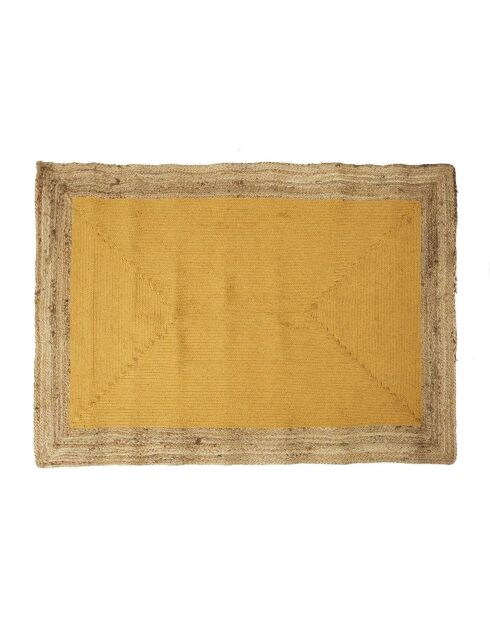 Tapis en Jute & Coton multicolore - 120x170 cm
