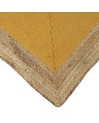 Tapis en Jute & Coton multicolore - 120x170 cm