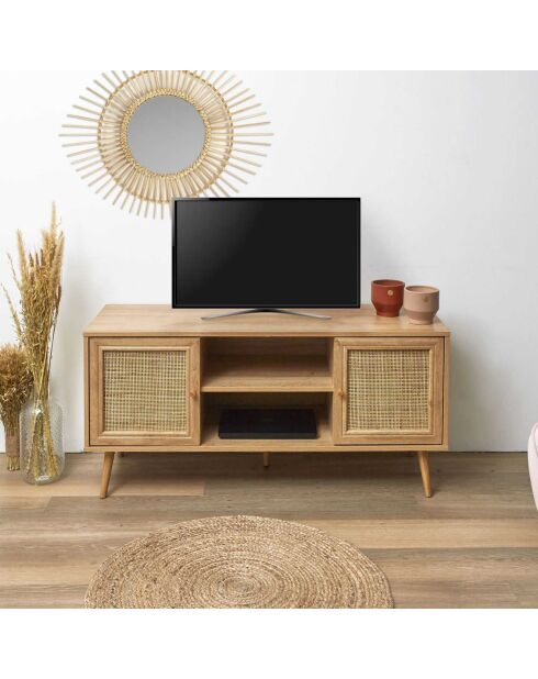 Meuble TV Bali marron - 115x56.5x39 cm