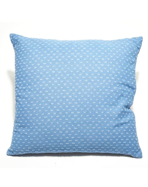 Coussin Denis bleu - 60x60 cm