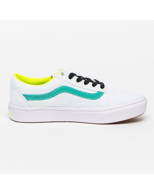 Sneakers ComfyCush Old Skool blanc/vert/jaune