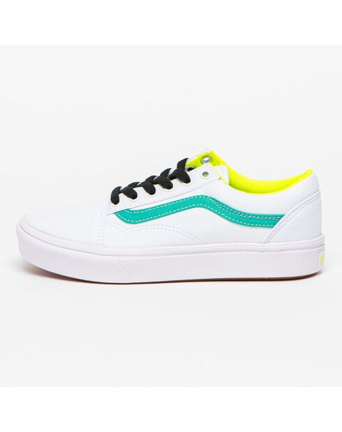 Sneakers ComfyCush Old Skool blanc/vert/jaune