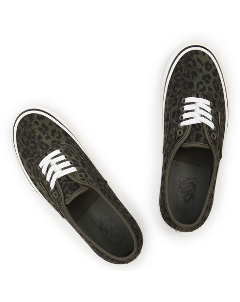 Sneakers en Cuir & Textile Authentic 44 DX kaki