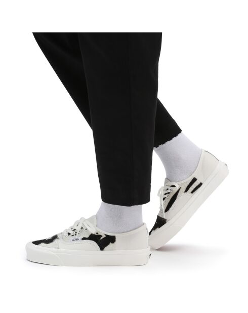 Sneakers en Cuir Authentic 44 DX PW écru/noir