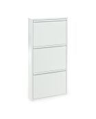 Meuble à chaussure 3 portes sable blanc