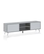 Meuble TV smart blanc - 49x180x40 cm