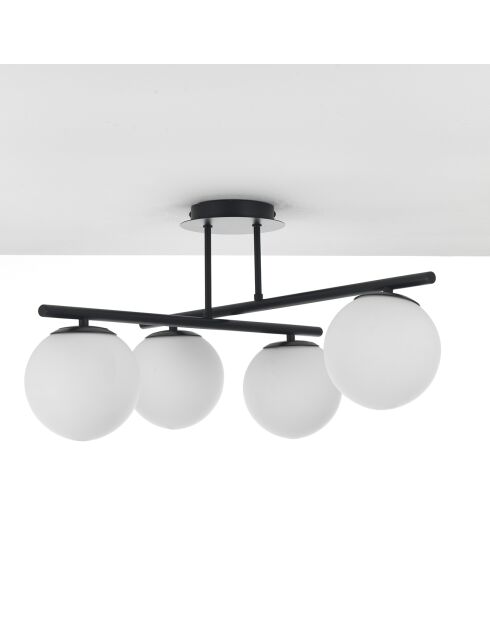 Lustre galaxy noir noir/blanc - 60x60 cm
