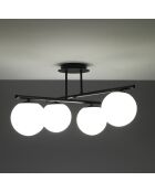 Lustre galaxy noir noir/blanc - 60x60 cm