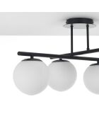 Lustre galaxy noir noir/blanc - 60x60 cm