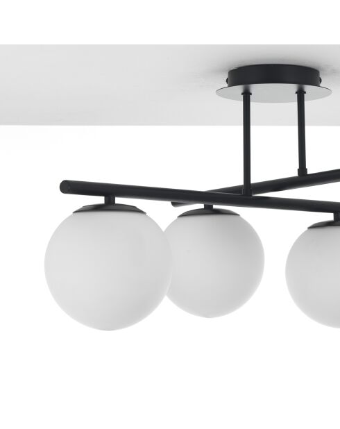 Lustre galaxy noir noir/blanc - 60x60 cm