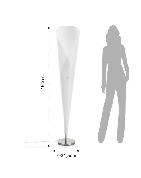 Lampe de table juko blanche - 31.5x160 cm
