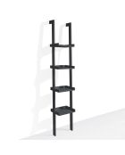 Bibliothèque little kross noire - 180xL36xP34 cm