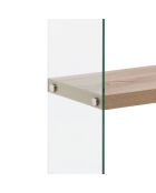 Bibliothèque 5 étagères nancy 45 bois - 159x49x29.5 cm