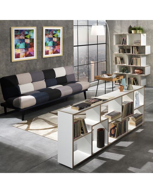 Bibliothèque randoma chêne - 160x69x27.5 cm