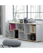 Bibliothèque randoma chêne - 160x69x27.5 cm