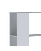 Bibliothèque smart blanc/ciment - 174x129x33 cm
