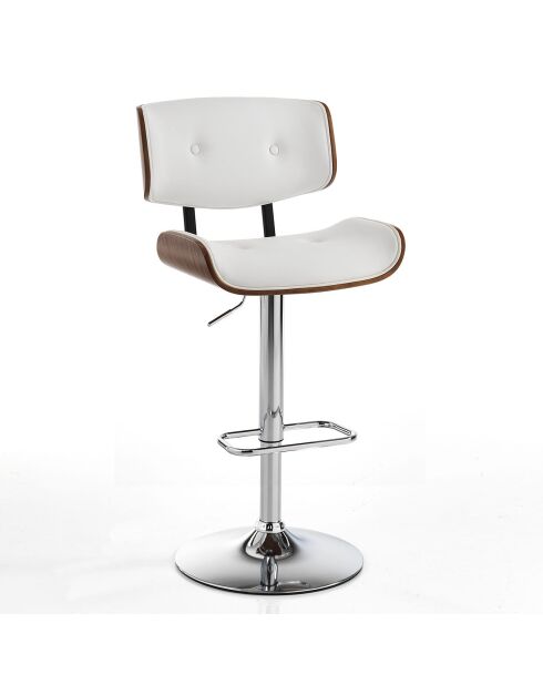 Tabouret uppsala blanc - 95/115x51x55cm