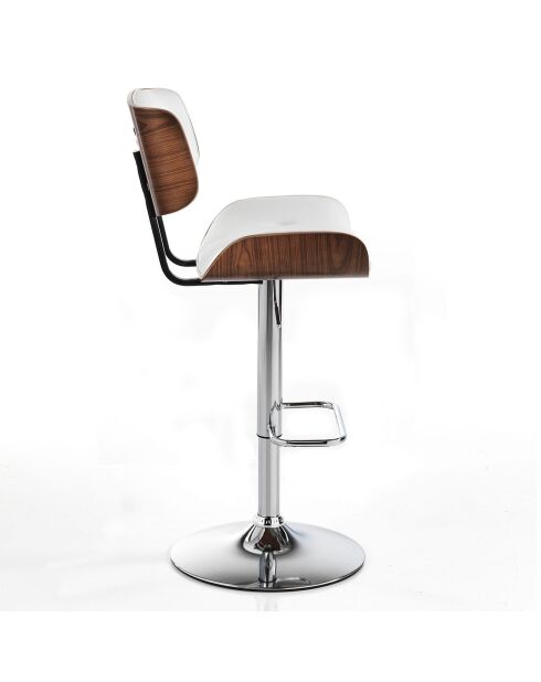 Tabouret uppsala blanc - 95/115x51x55cm