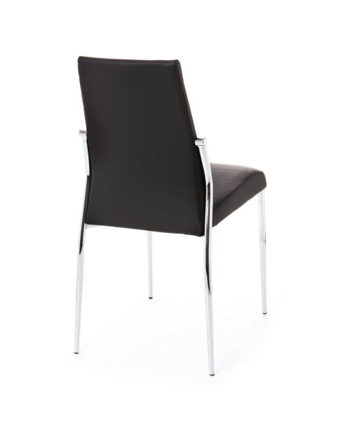 4 Chaises margo noires - 85x41x53 cm