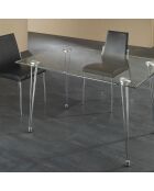 4 Chaises margo noires - 85x41x53 cm