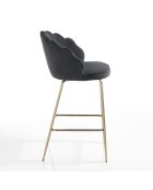 Tabouret shell gris - 92x56x58 cm