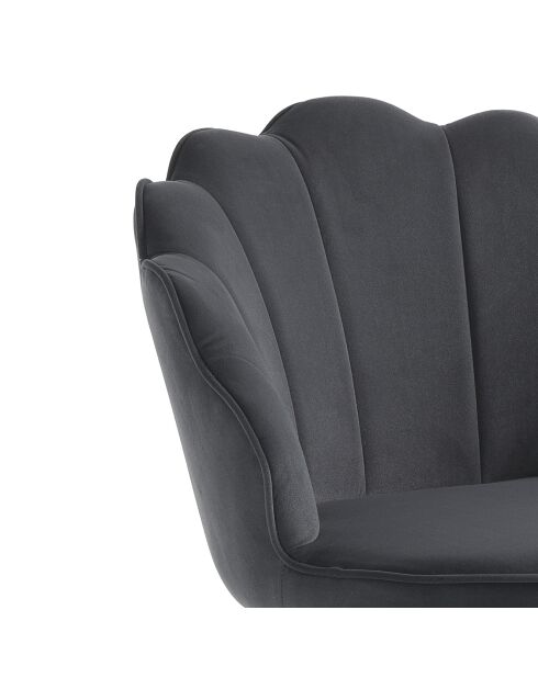 Tabouret shell gris - 92x56x58 cm