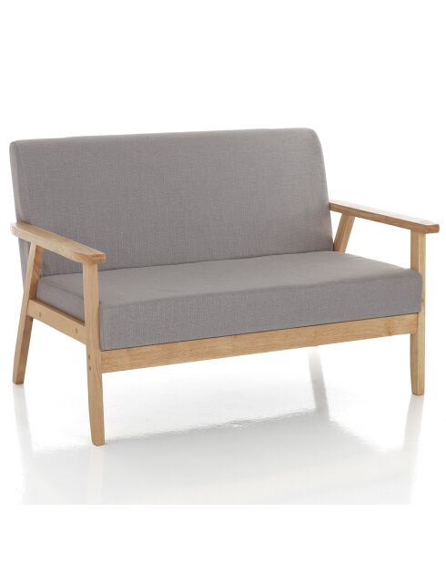 Canapé teresa gris - 71x113x66 cm