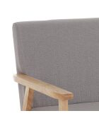 Canapé teresa gris - 71x113x66 cm