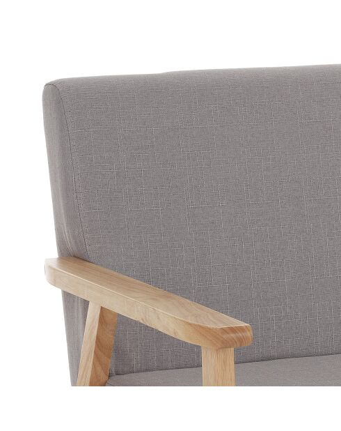 Canapé teresa gris - 71x113x66 cm
