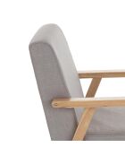 Canapé teresa gris - 71x113x66 cm