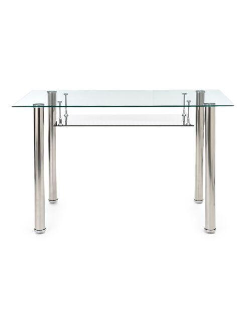 Bureau tense chrome - 75x120x70 cm