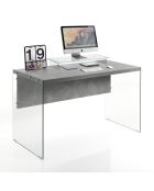 Bureau de nancy ciment - 75x120x56 cm