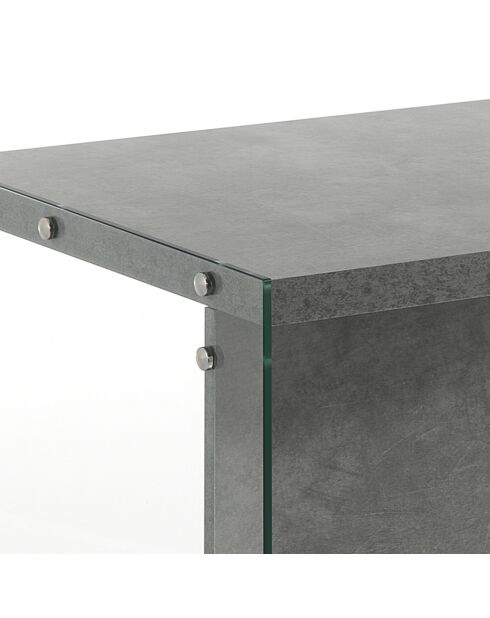 Bureau de nancy ciment - 75x120x56 cm