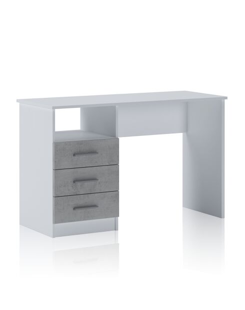 Bureau dink blanc - 75x120x48 cm